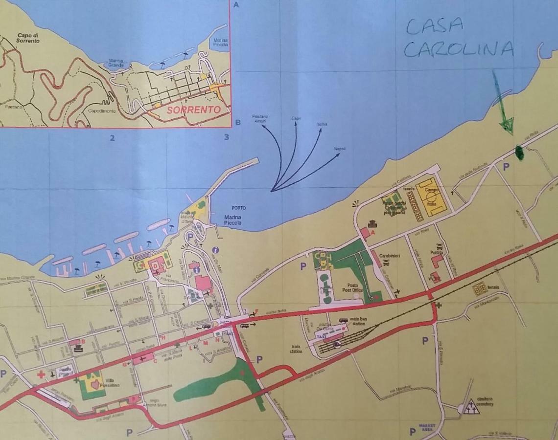 سورينتو Casa Carolina B&B المظهر الخارجي الصورة